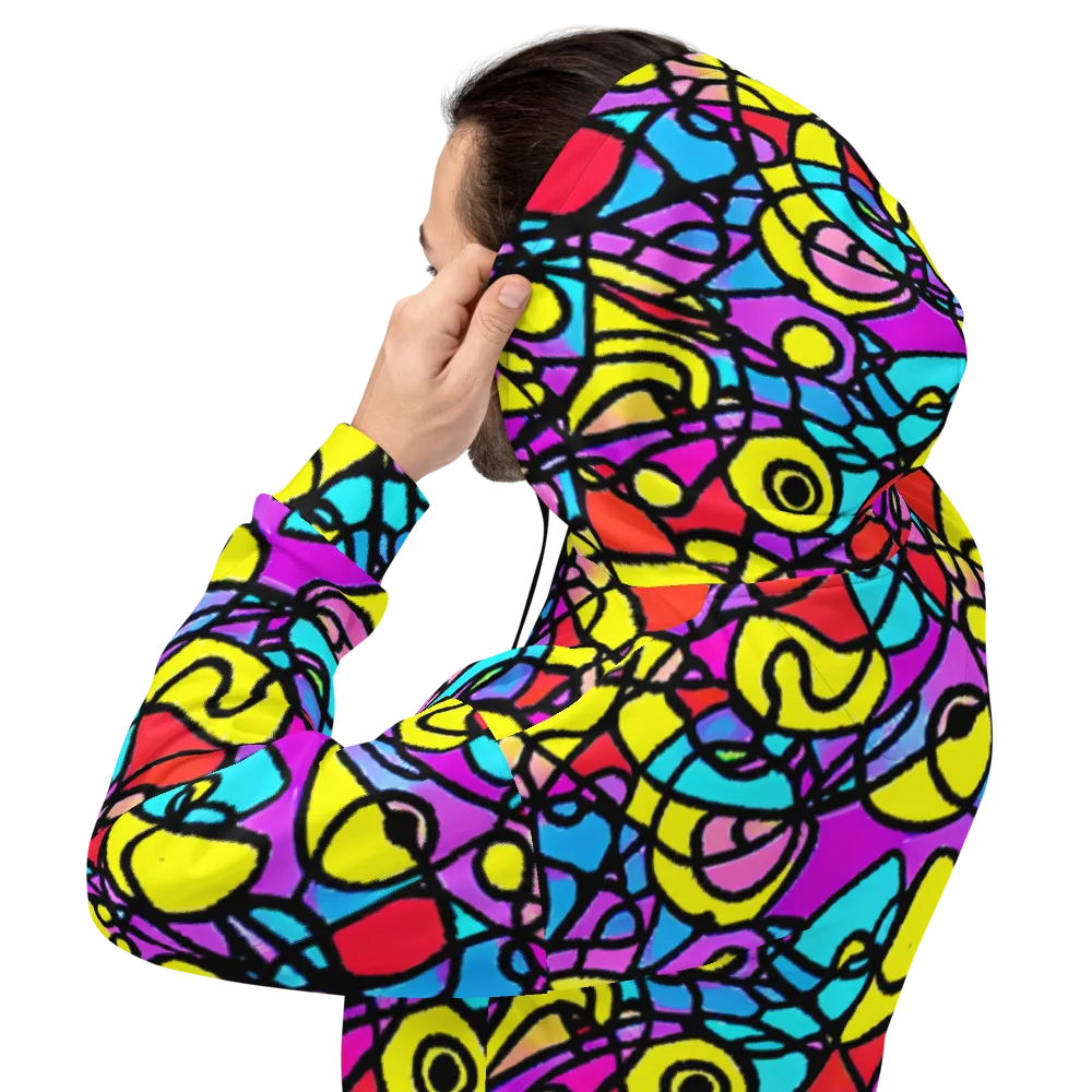 Radiant Chaos on Hoodie — Back
