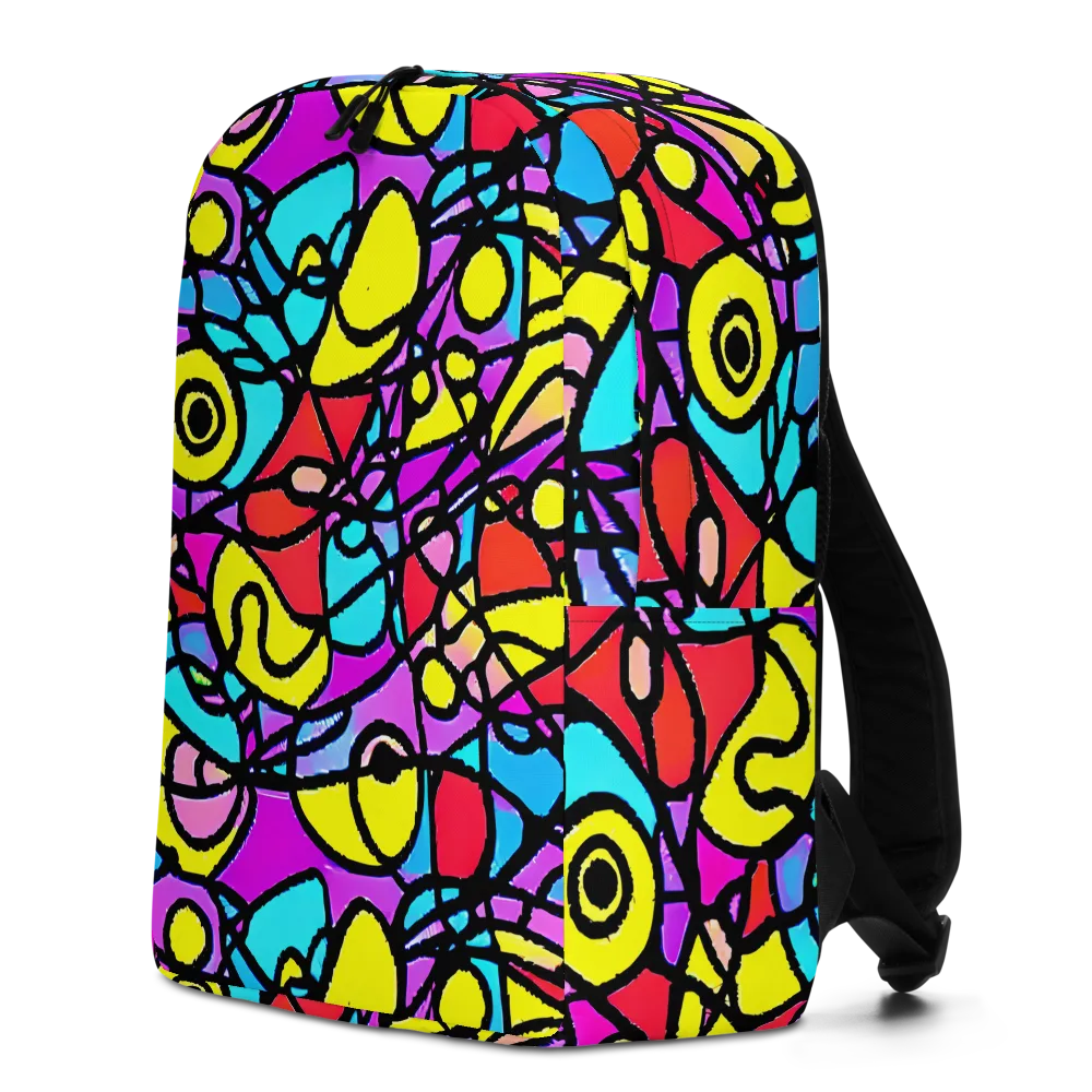 Radiant Chaos on Minimalist Backpack — Left