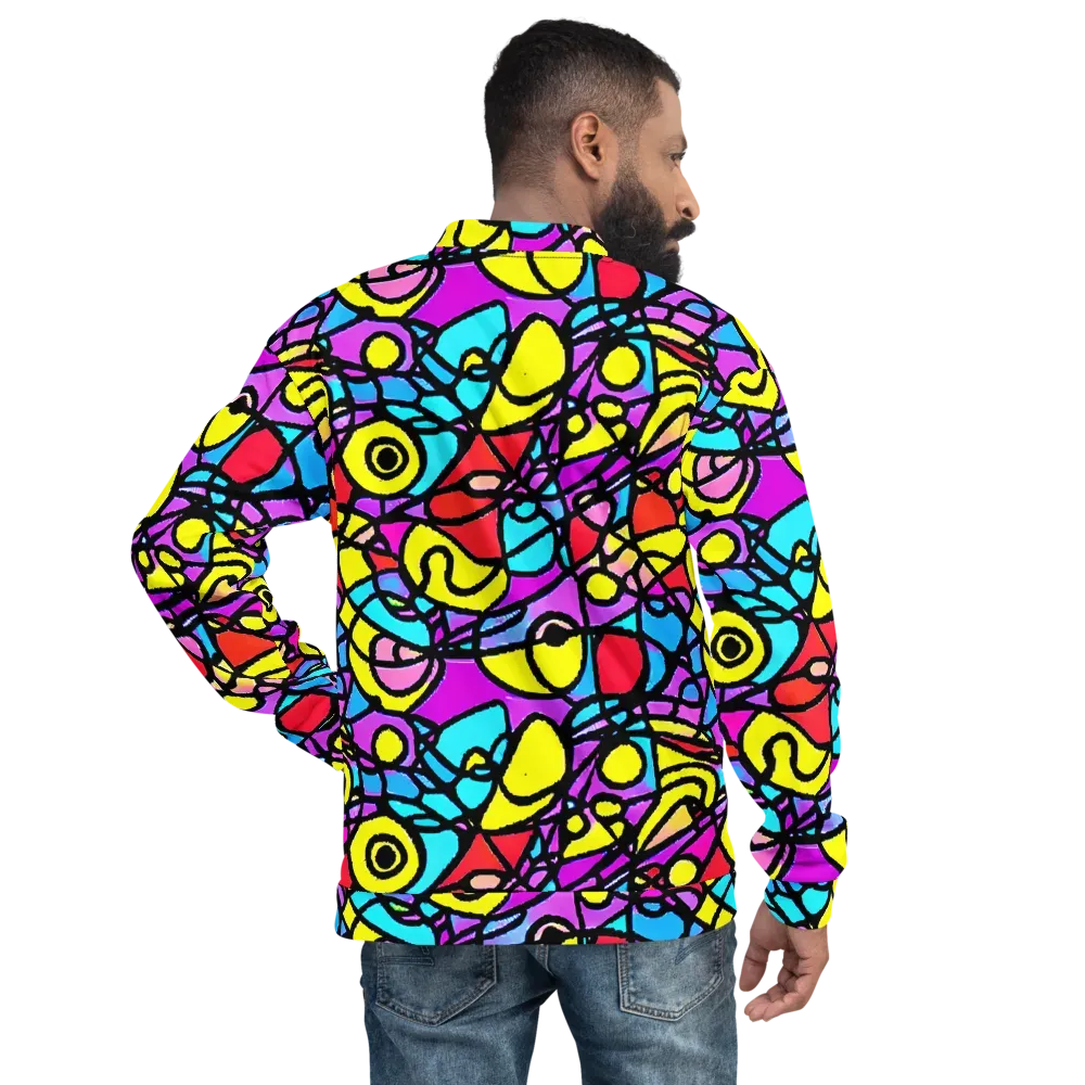 Radiant Chaos on Bomber Jacket — Back