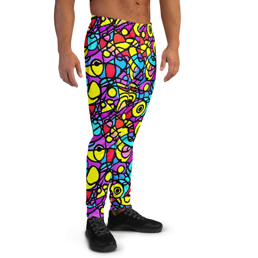 Radiant Chaos on Men's Joggers — Right