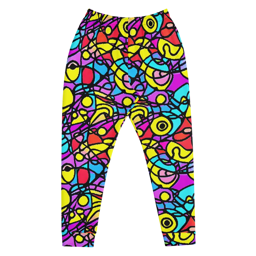 Radiant Chaos on Men's Joggers — Front