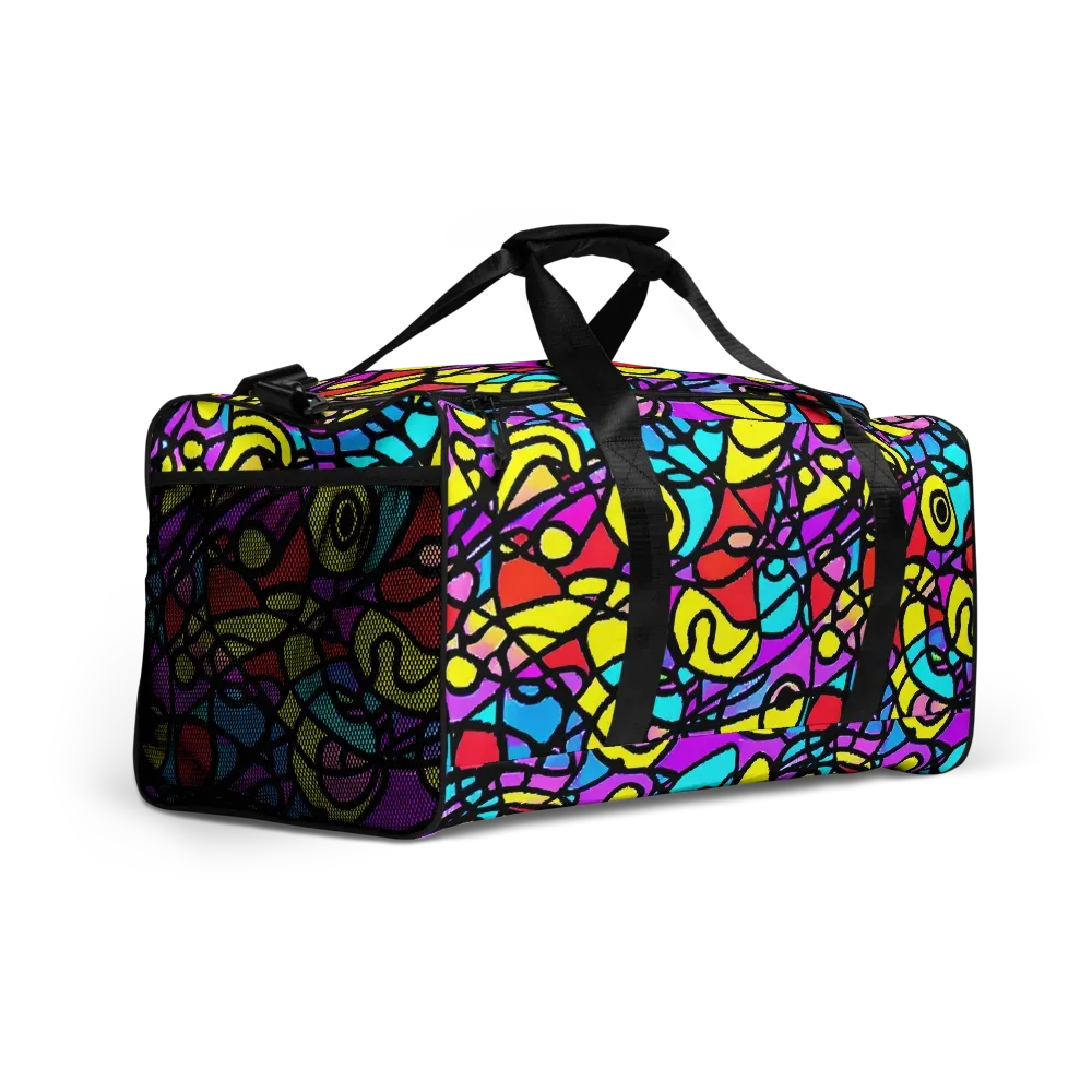 Radiant Chaos on Duffle Bag — Right Front