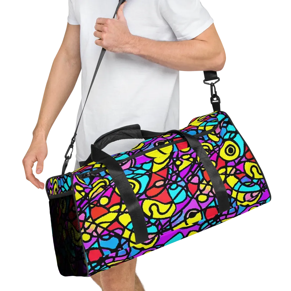 Radiant Chaos on Duffle Bag — Right Front