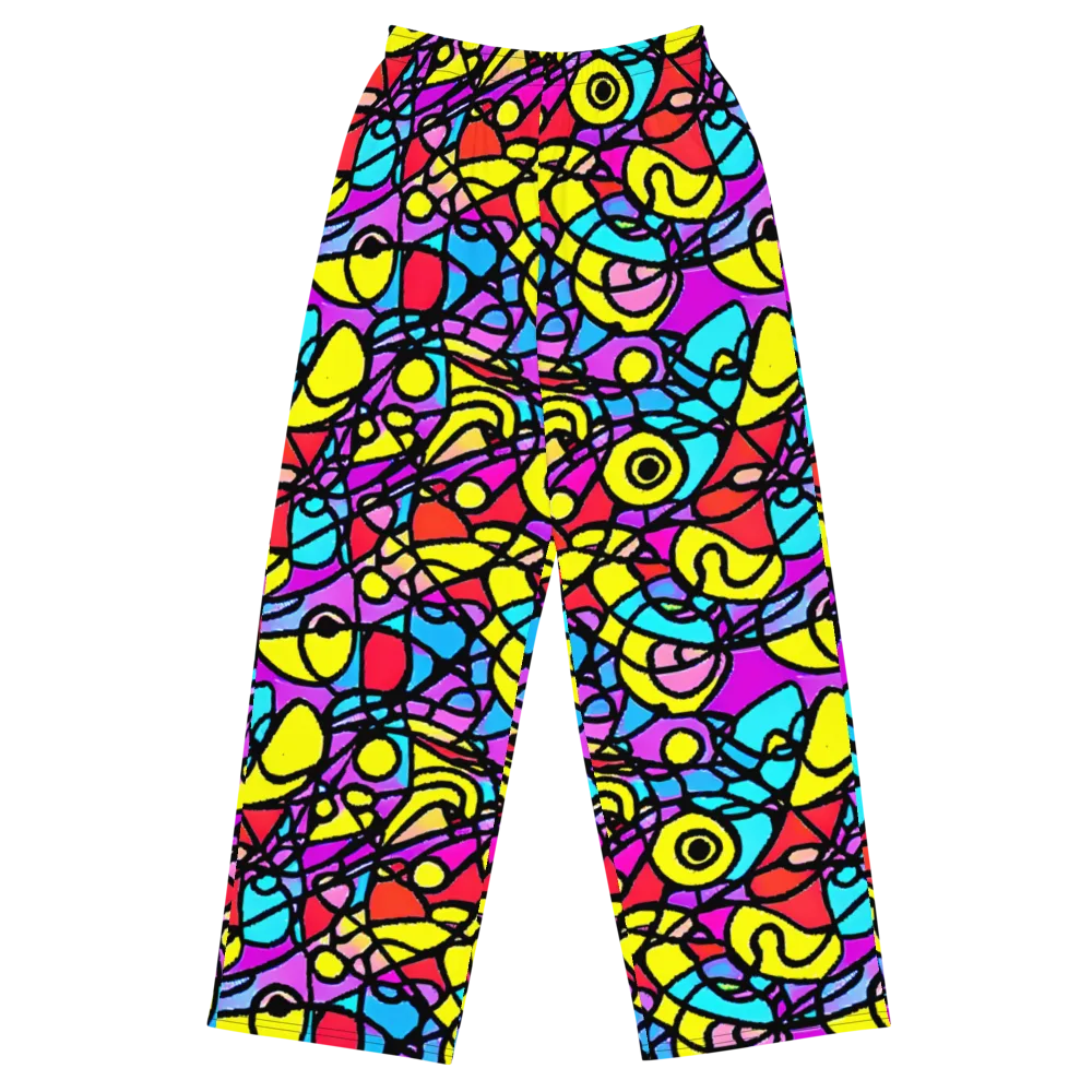 Radiant Chaos on Wide-Leg Pants — Front