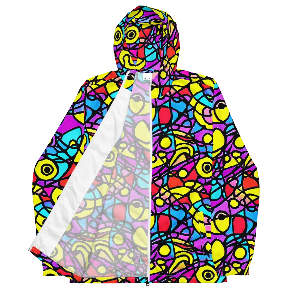 Radiant Chaos on Men's Windbreaker — Front