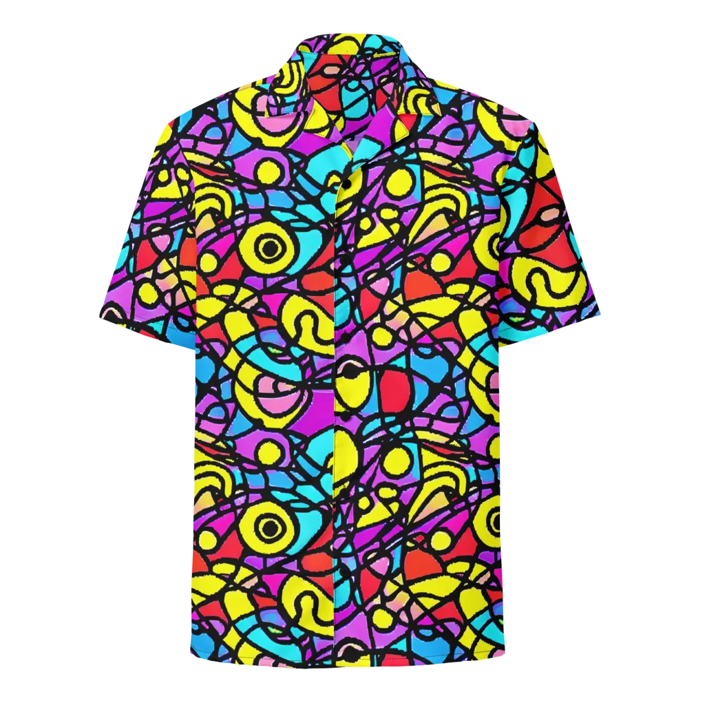 Radiant Chaos on Button Shirt — Front