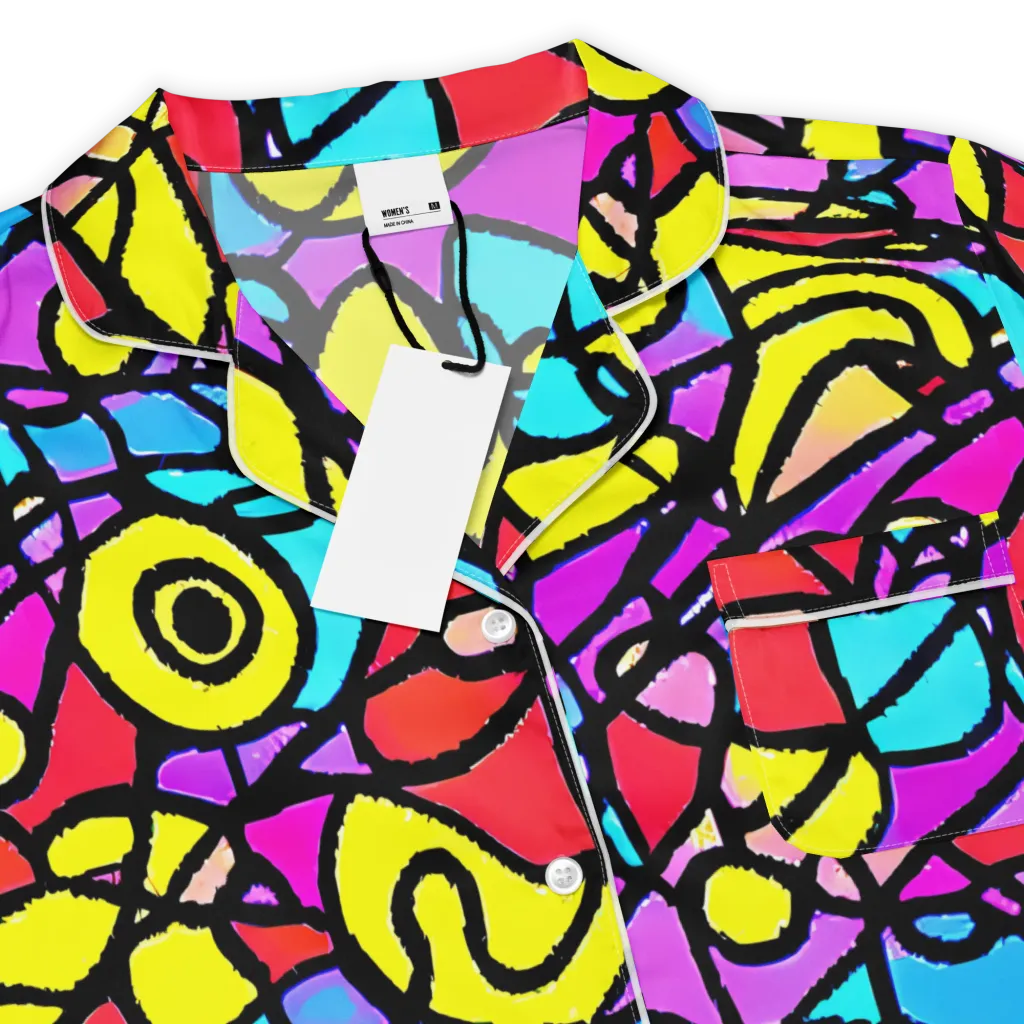 Radiant Chaos on Women's Short Sleeve Pajama Top — Product details