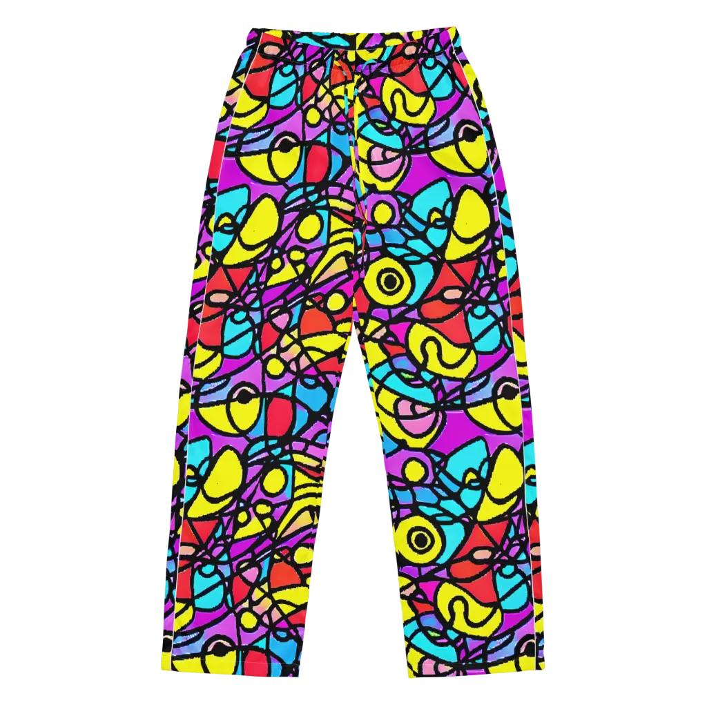 Radiant Chaos on Women's Pajama Pants — Front