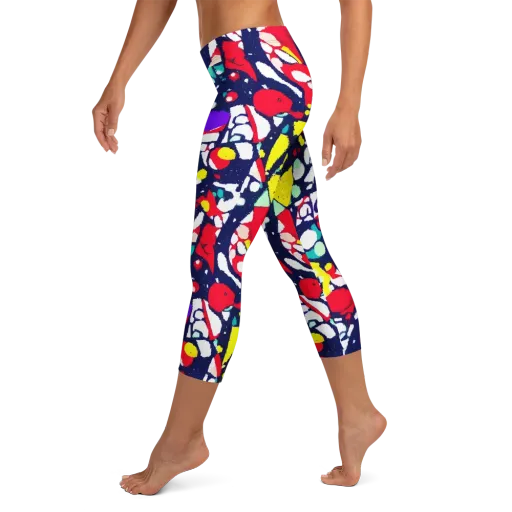 Prism Rumble on a Capri Leggings
