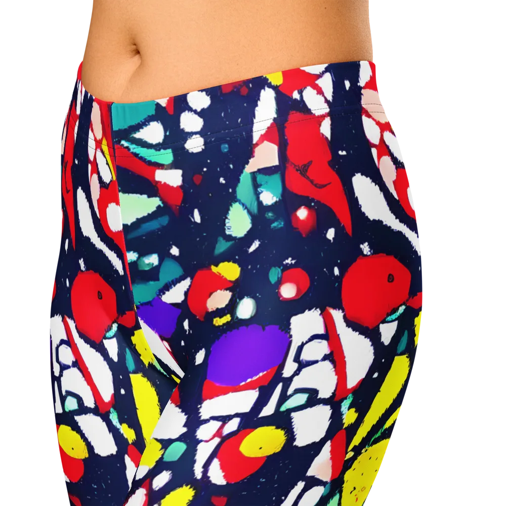 Prism Rumble on Capri Leggings — Zoomed-in