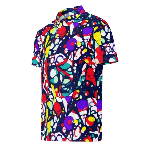 Prism Rumble Men's Slim Fit Polo Shirt on model