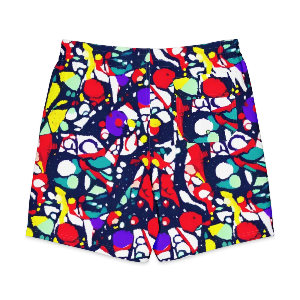 Prism Rumble on Men's Board Shorts — Back