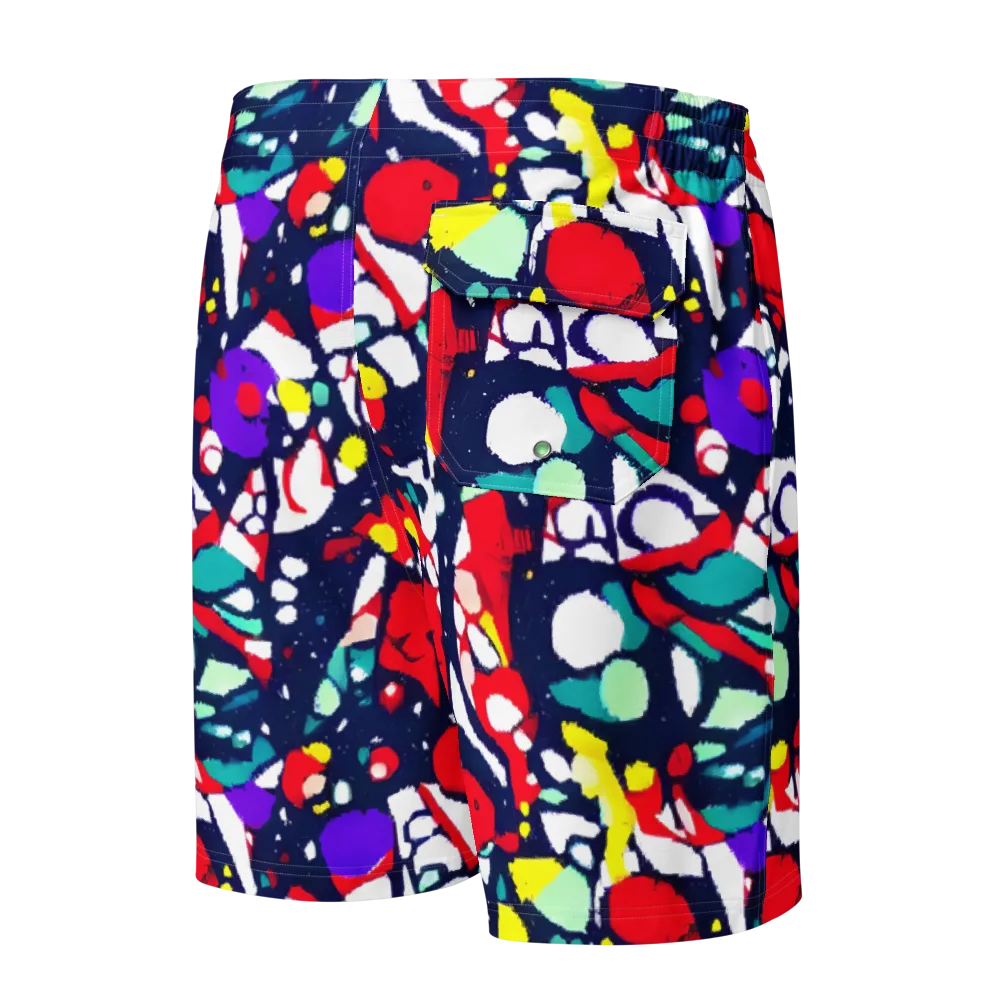 Prism Rumble on Men's Board Shorts — Back