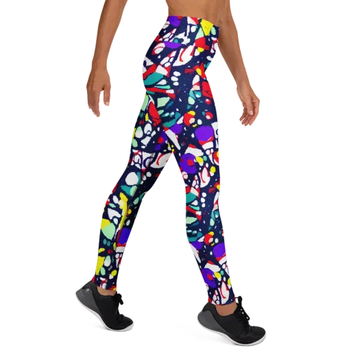 Prism Rumble on a Yoga Leggings