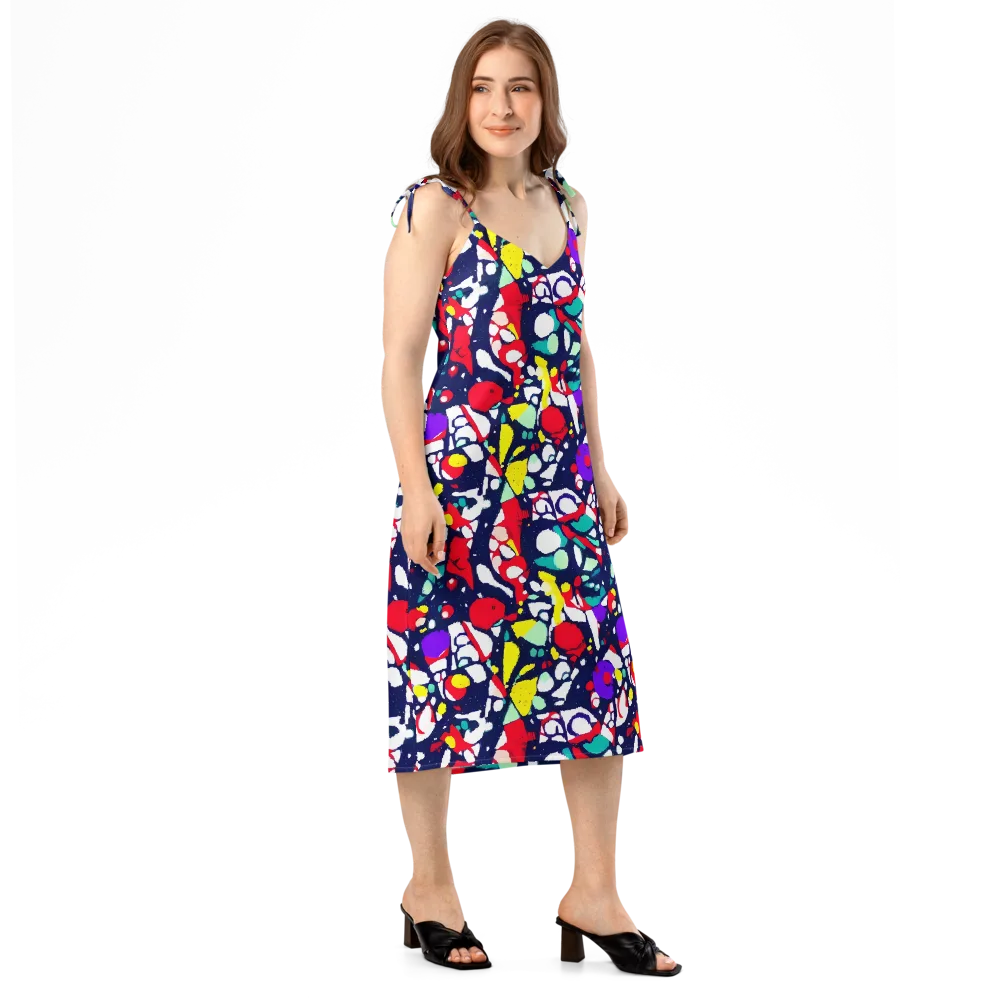 Prism Rumble on Slip Dress — Right Front