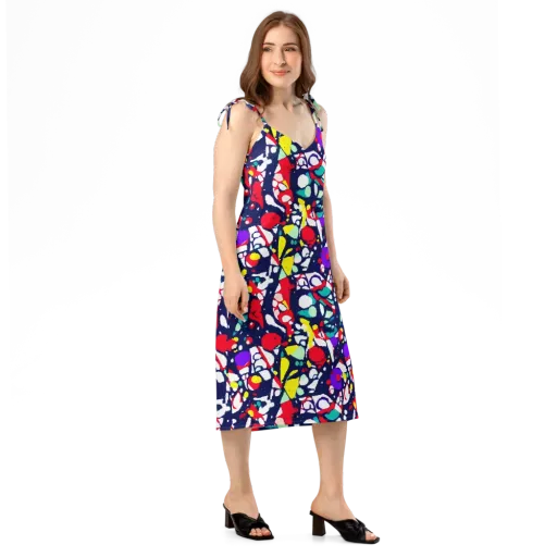 Prism Rumble on a Slip Dress