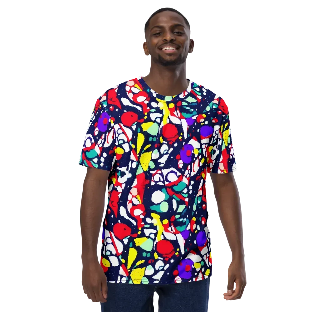 Prism Rumble on Men's Crew Neck T-Shirt — Front