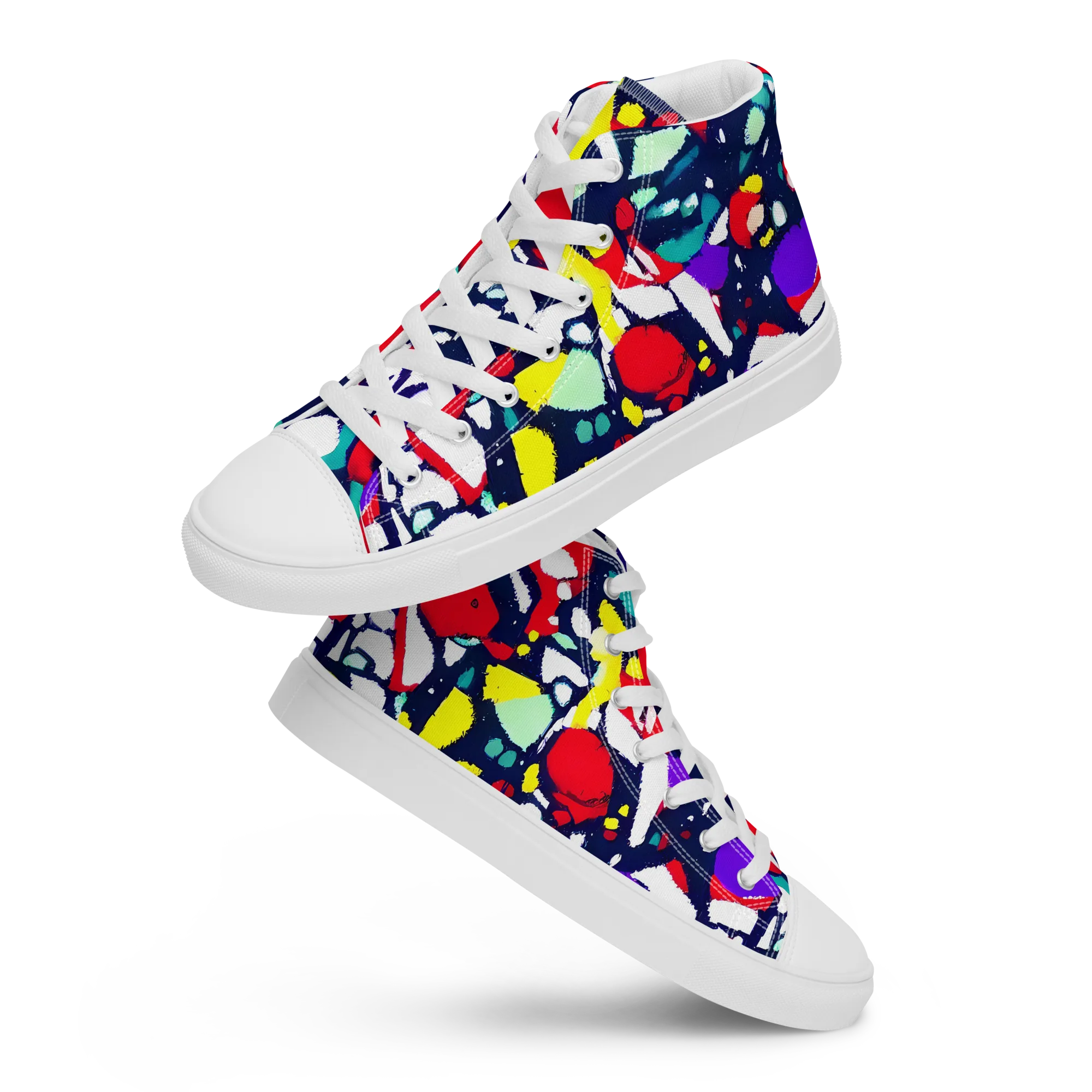 Prism Rumble on Men's High Top Canvas Shoes — Front