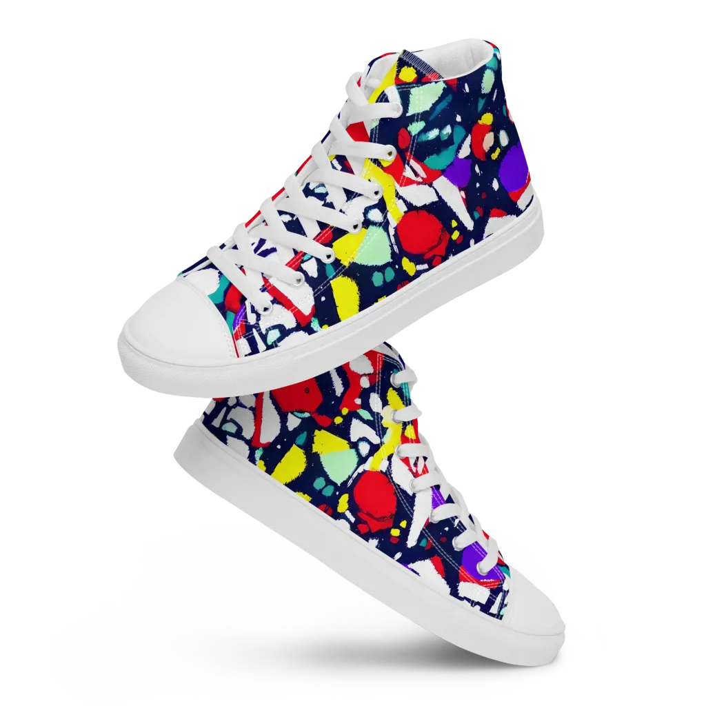 Prism Rumble on Men's High Top Canvas Shoes — Front
