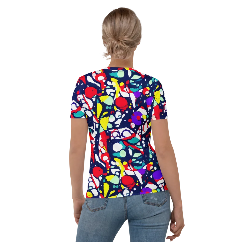 Prism Rumble on Women's Crew Neck T-Shirt — Back