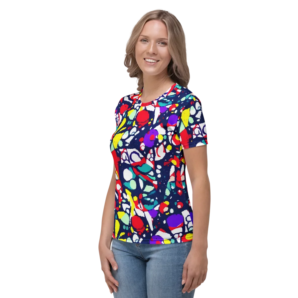 Prism Rumble on Women's Crew Neck T-Shirt — Left
