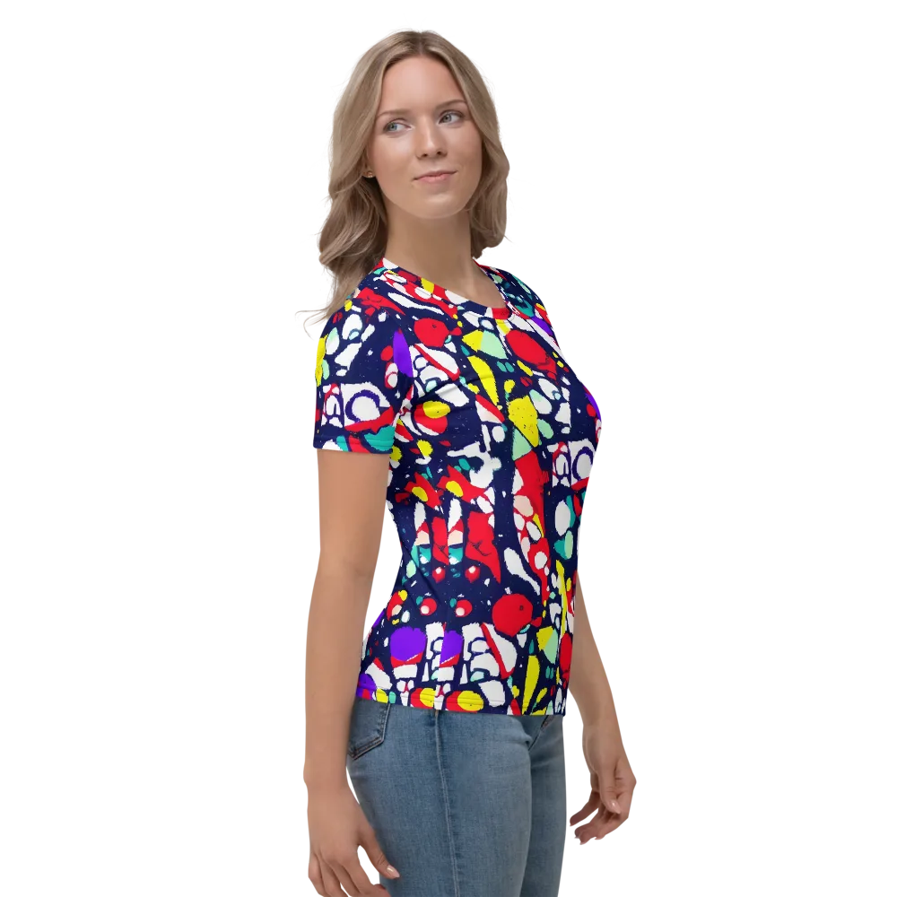 Prism Rumble on Women's Crew Neck T-Shirt — Right