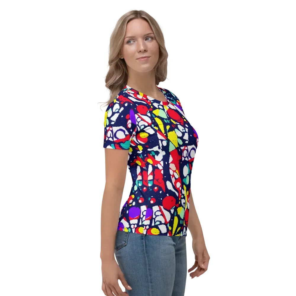 Prism Rumble on Women's Crew Neck T-Shirt — Right