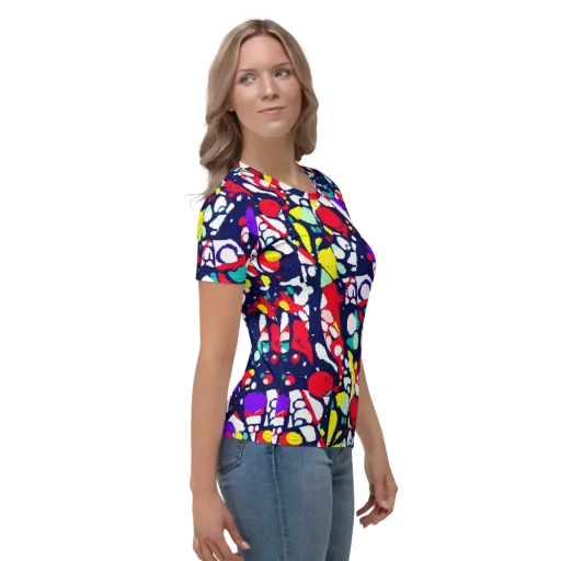 Prism Rumble on a Women's Crew Neck T-Shirt