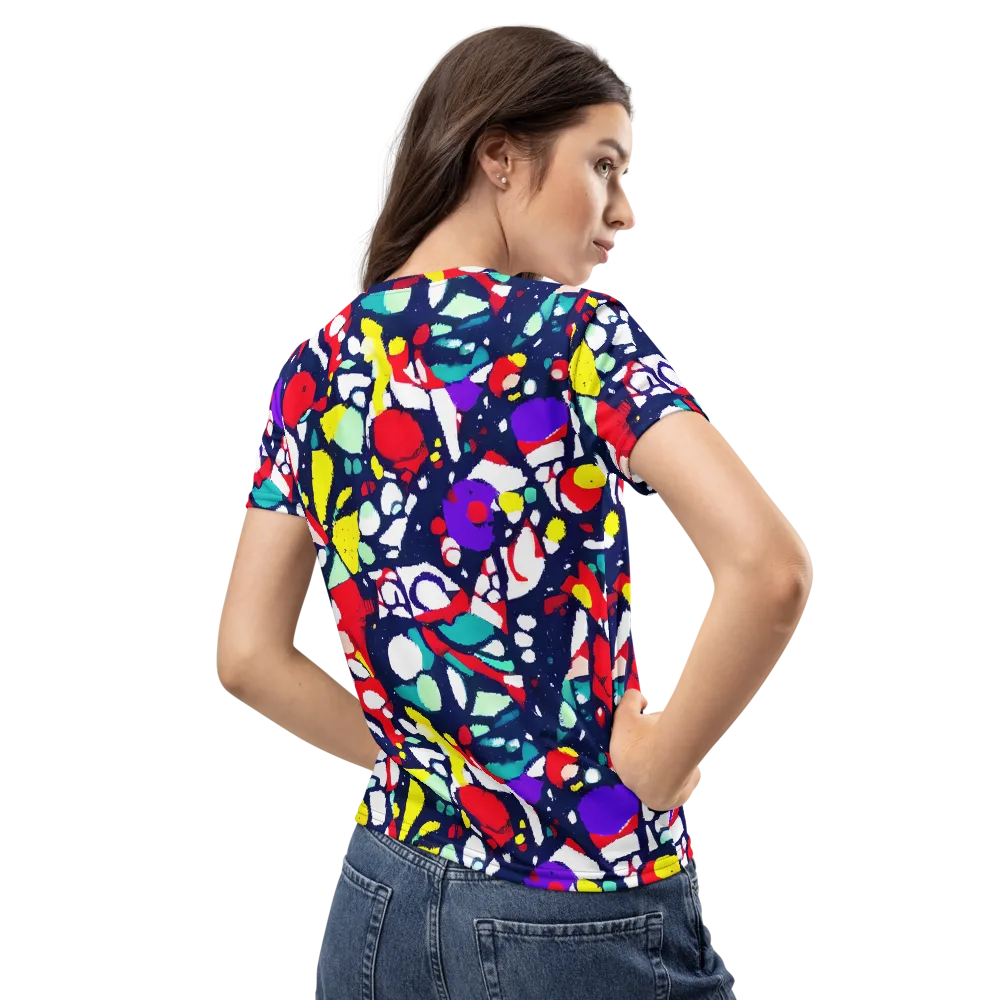 Prism Rumble on Women's Crew Neck T-Shirt — Back