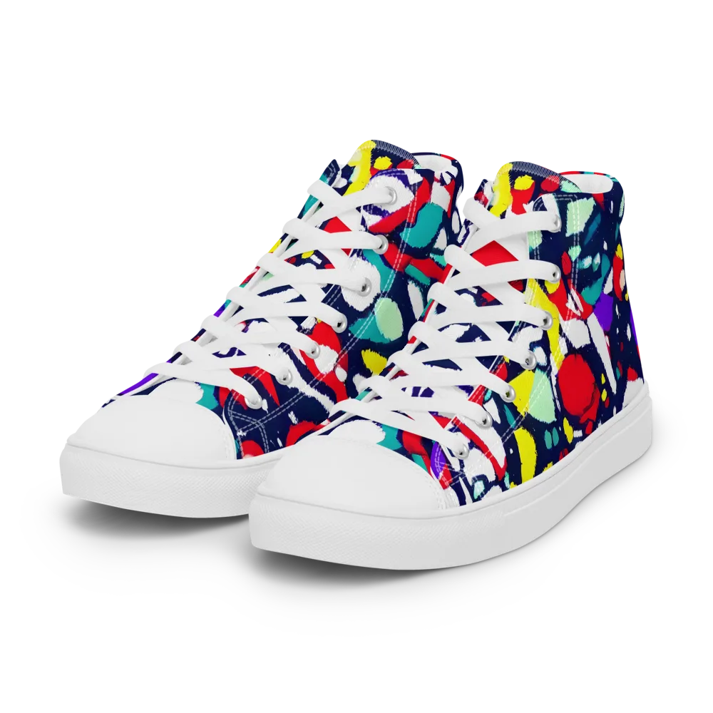 Prism Rumble on Women's High Top Canvas Shoes — Left Front