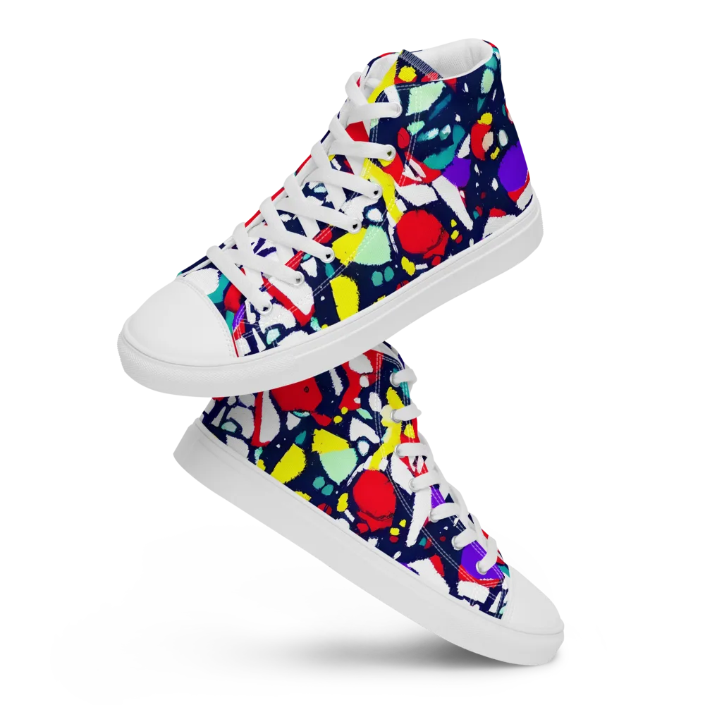 Prism Rumble on Women's High Top Canvas Shoes — Front