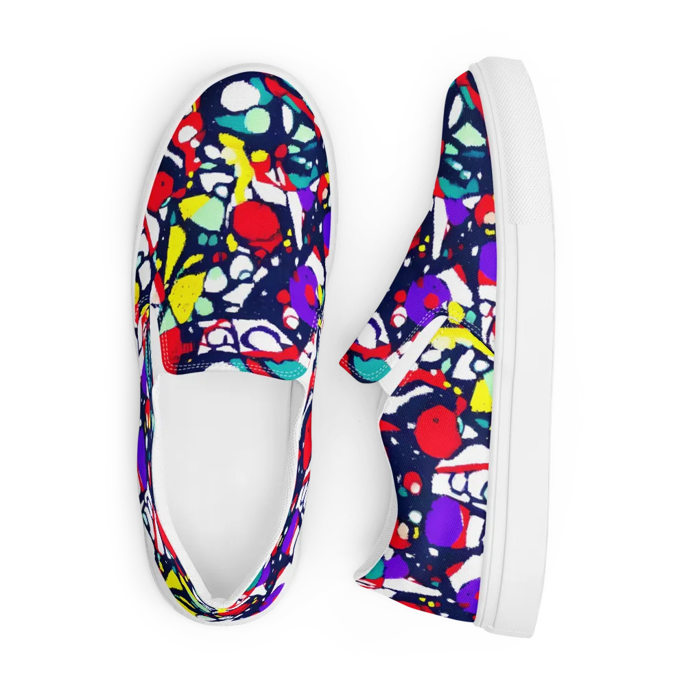 Prism Rumble on Men's Slip-On Canvas Shoes — Front