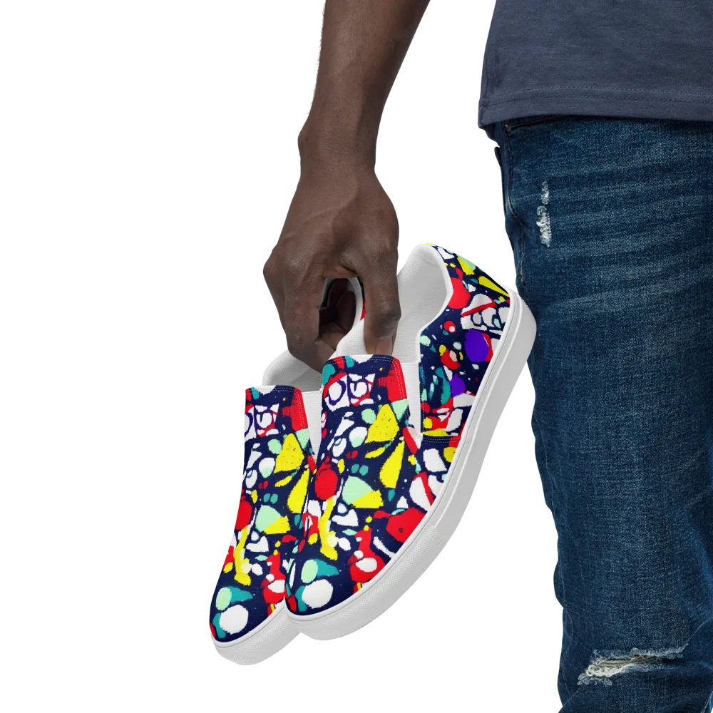 Prism Rumble on Men's Slip-On Canvas Shoes — Left Front
