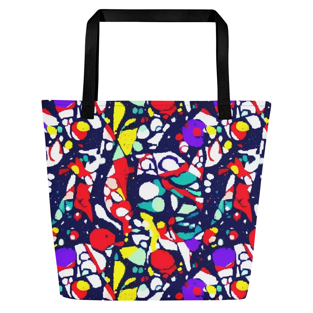 Prism Rumble on Large Tote Bag W/ Pocket — Front