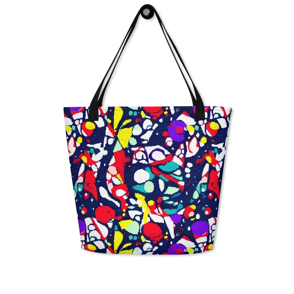 Prism Rumble on Large Tote Bag W/ Pocket — Front