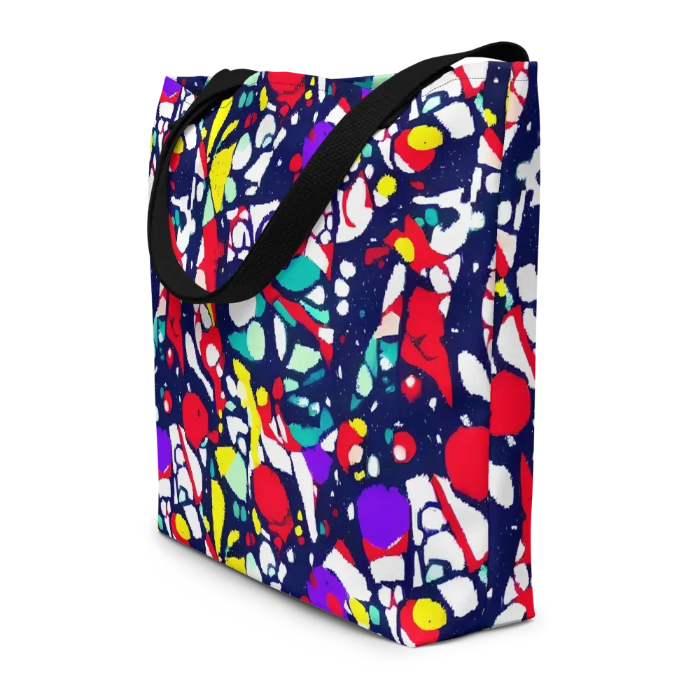 Prism Rumble on Large Tote Bag W/ Pocket — Front