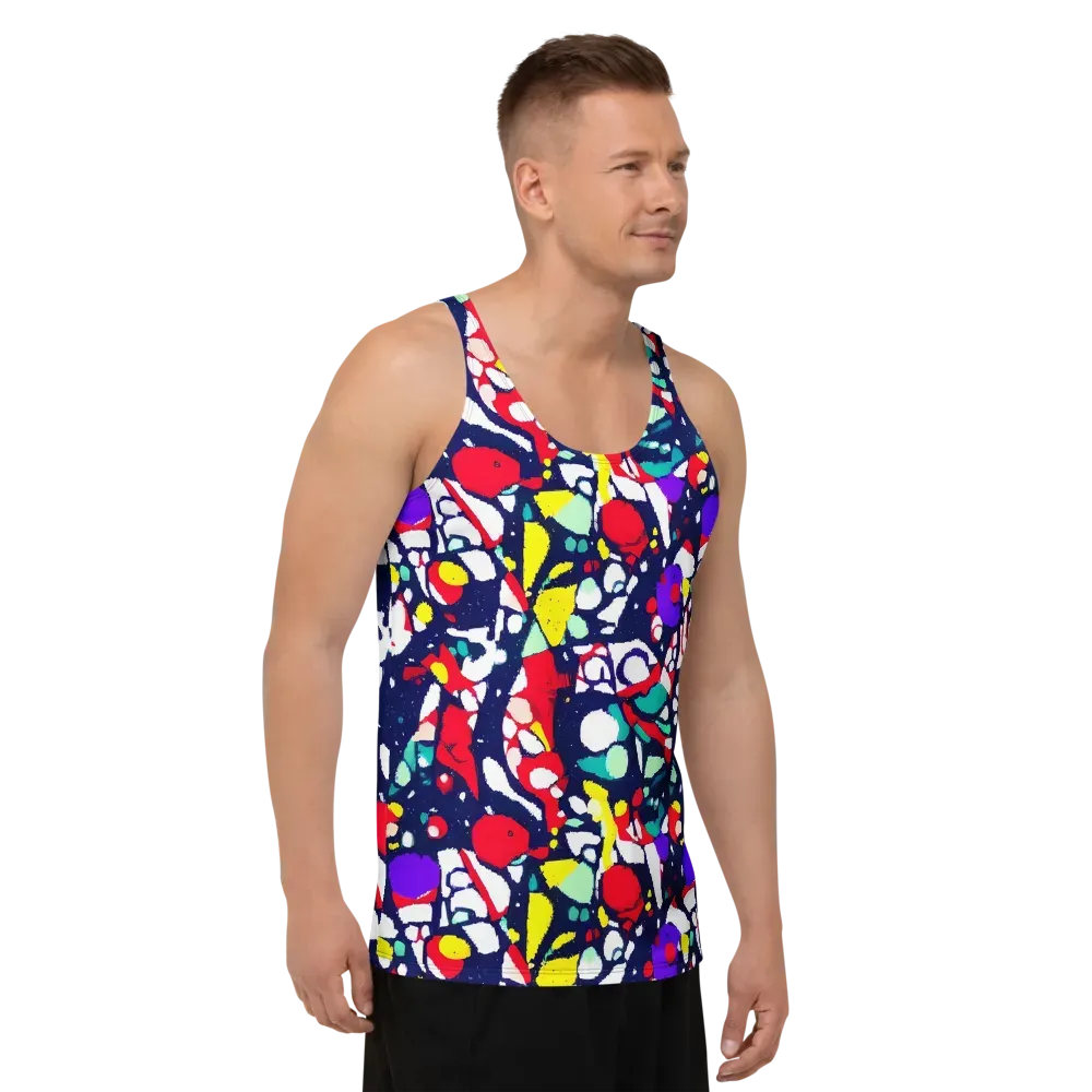 Prism Rumble on Men's Tank Top — Right Front