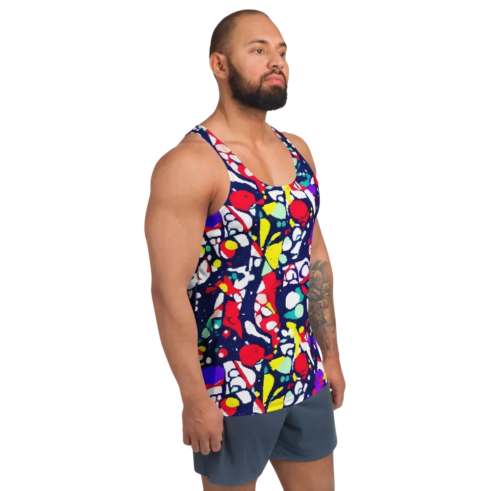 Prism Rumble on Men's Tank Top — Right Front