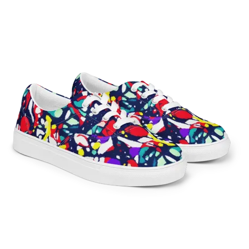 Prism Rumble on a Men's Lace-Up Canvas Shoes