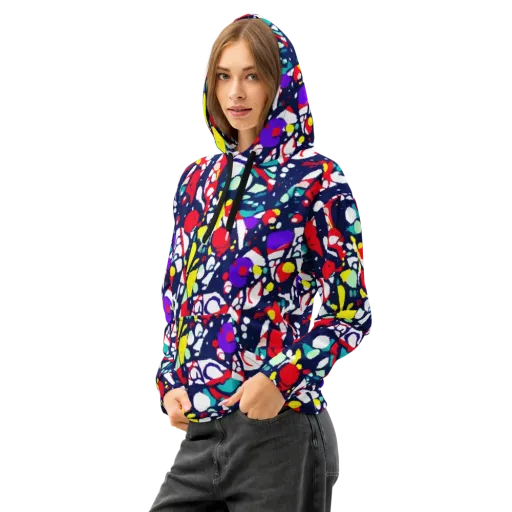 Prism Rumble on a Cotton Hoodie