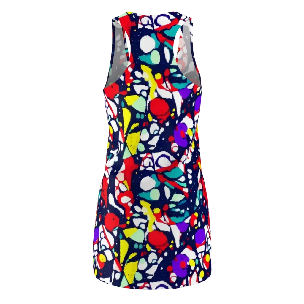 Prism Rumble on Racerback Dress — Back