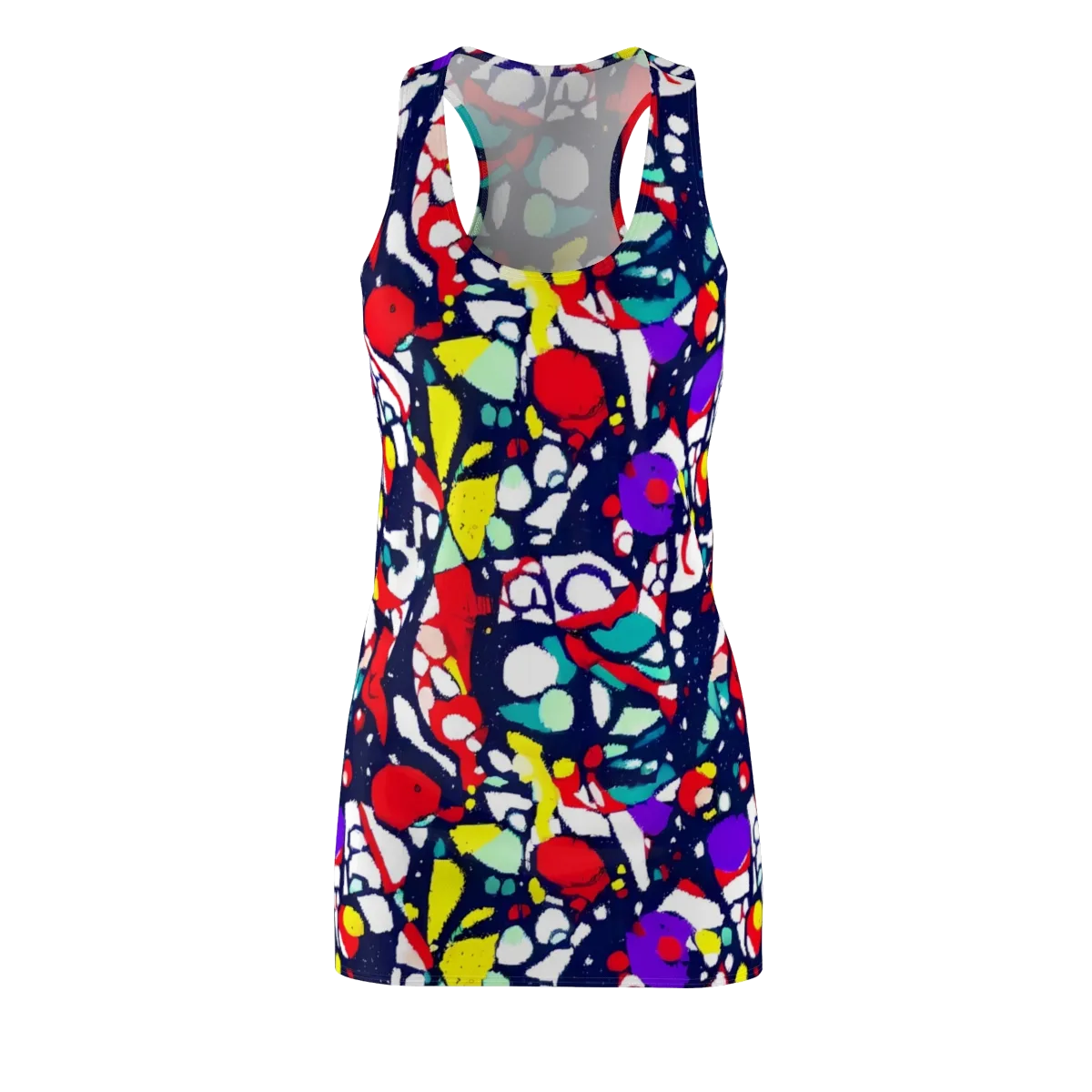 Prism Rumble on Racerback Dress — Front
