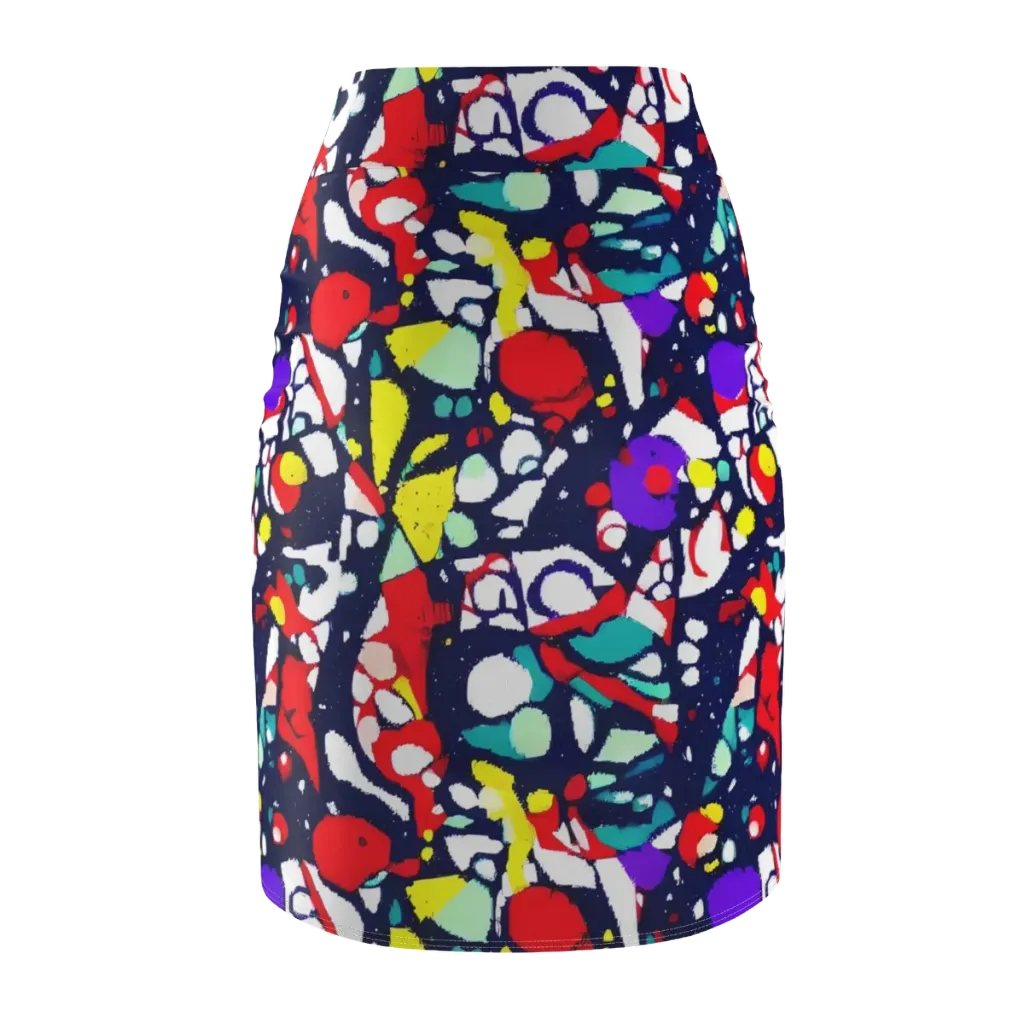 Prism Rumble on Pencil Skirt — Back
