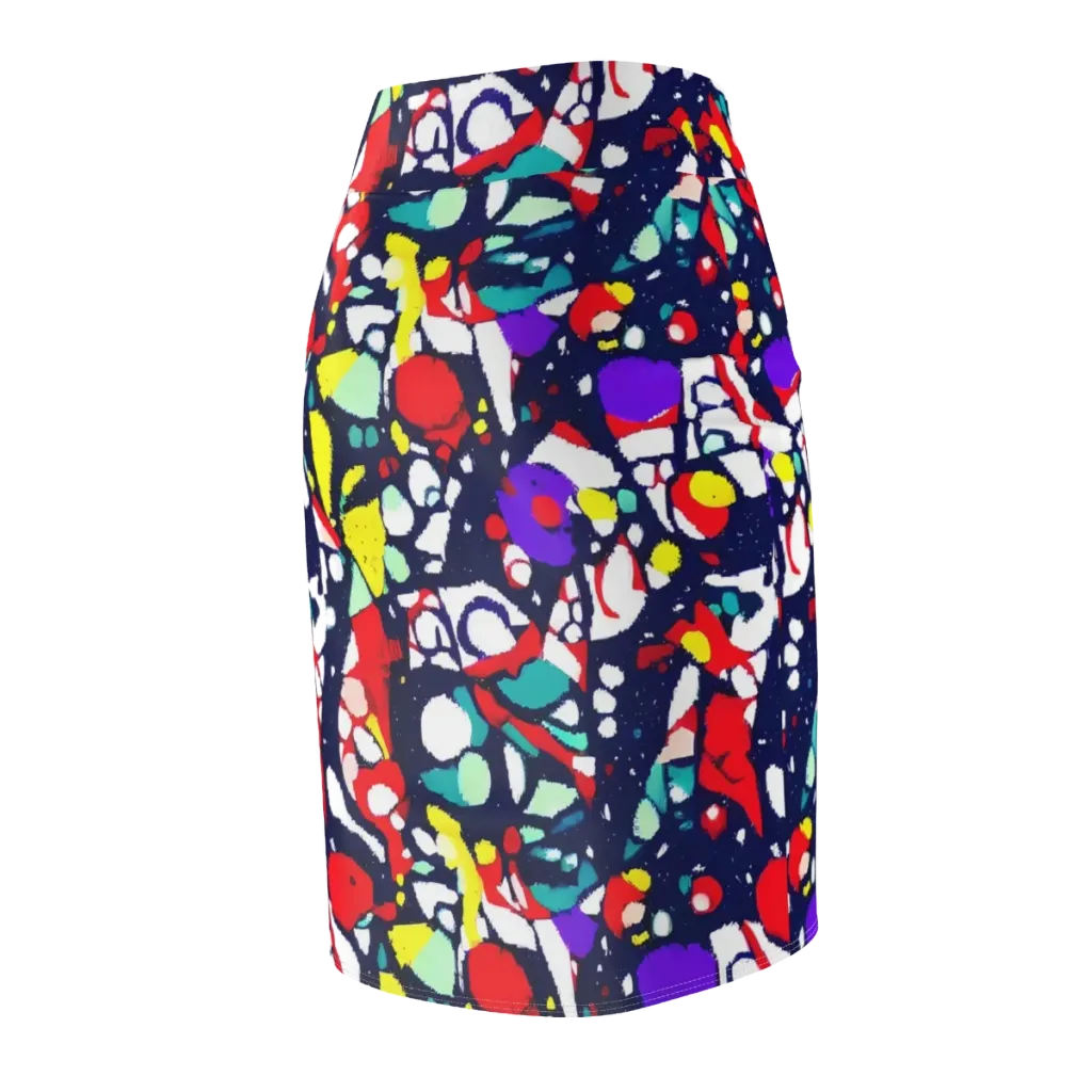 Prism Rumble on Pencil Skirt — Back Side