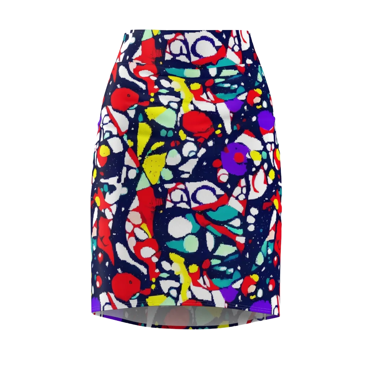 Prism Rumble on Pencil Skirt — Front