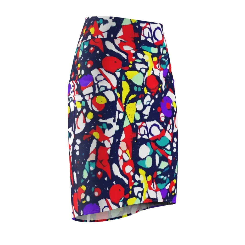 Prism Rumble on Pencil Skirt — Front Side