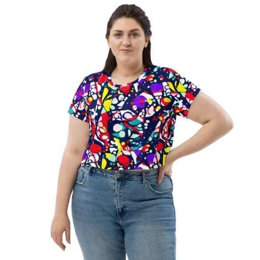 Prism Rumble on a Crop Tee
