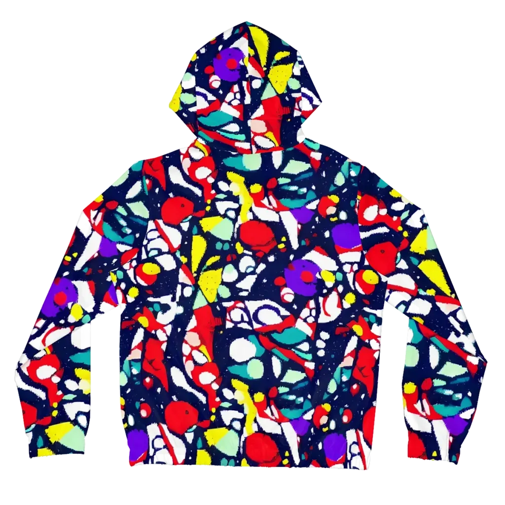 Prism Rumble on Women's Full-Zip Hoodie — Back