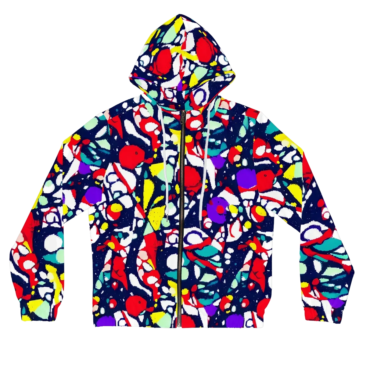 Prism Rumble on Women's Full-Zip Hoodie — Front