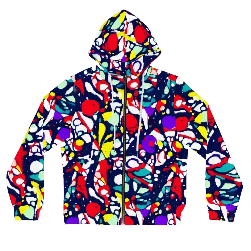 Prism Rumble on a Women's Full-Zip Hoodie
